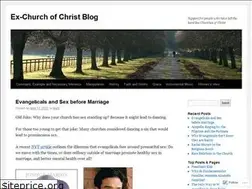 Sites similar to exchurchofchrist.wordpress.com