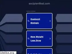 Sites similar to excipientfest.com