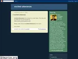 Sites similar to excitedutterances.blogspot.com