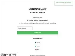 Sites similar to excithingdaily.com