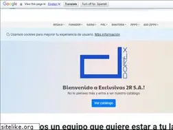 Sites similar to exclusivas2r.com