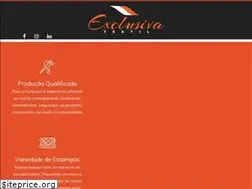 Sites similar to exclusivatextil.com.br