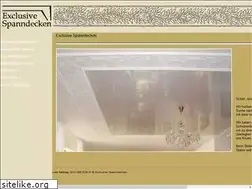 Sites similar to exclusive-spanndecken.de