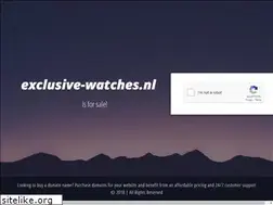 Sites similar to exclusive-watches.nl