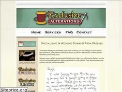 Sites similar to exclusivealterations.com