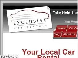 Sites similar to exclusivecarrentals.com
