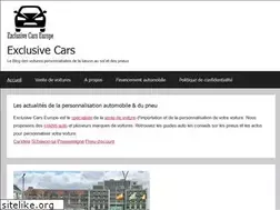 Sites similar to exclusivecarseurope.com