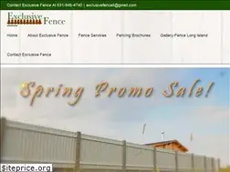 Sites similar to exclusivefence.com