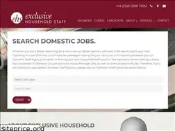 Sites similar to exclusivehouseholdstaff.com