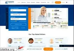 Sites similar to exclusivepapers.com