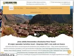 Sites similar to exclusiveperutours.com