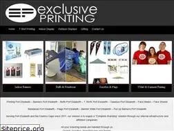 Sites similar to exclusiveprinting.co.za