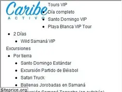 Sites similar to excursionesenpuntacana.com