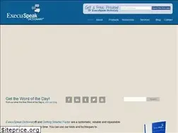 Sites similar to execuspeakdictionary.com