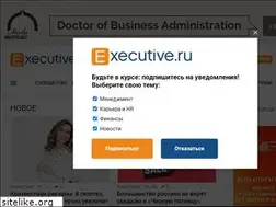 Sites similar to executive.ru