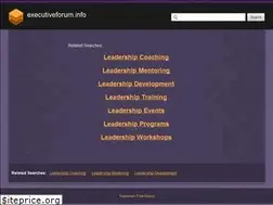 Sites similar to executiveforum.info
