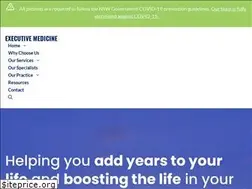 Sites similar to executivemedicine.com.au
