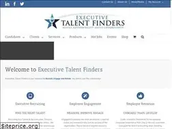 Sites similar to executivetalentfinders.com