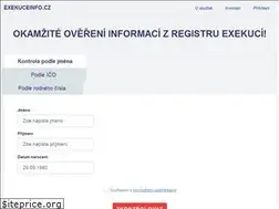 Sites similar to exekuceinfo.cz