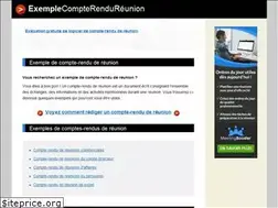 Sites similar to exemplecompte-rendureunion.com