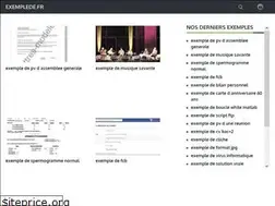 Sites similar to exemplede.fr