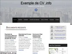 Sites similar to exempledecv.info