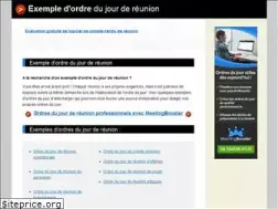 Sites similar to exempleordredujour.com