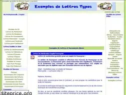 Sites similar to exemples-lettres-types.com
