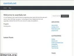 Sites similar to exentials.net