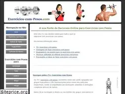 Sites similar to exercicios-com-pesos.com