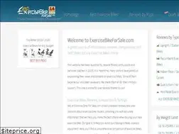 Sites similar to exercisebikeforsale.com