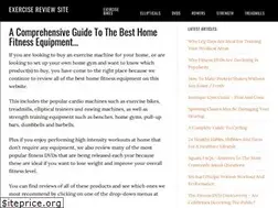 Sites similar to exercisereviewsite.com