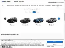 Sites similar to exetersubaru.com