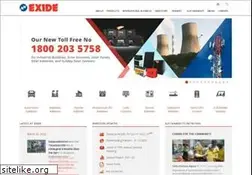 Sites similar to exideindustries.com