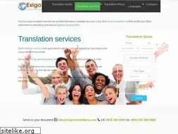 Sites similar to exigotranslations.com