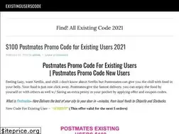 Sites similar to existinguserscode.com
