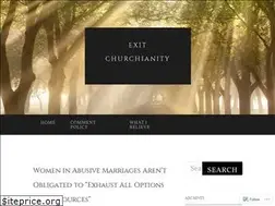 Sites similar to exitchurchianity.com