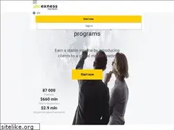 Sites similar to exnessaffiliates.asia