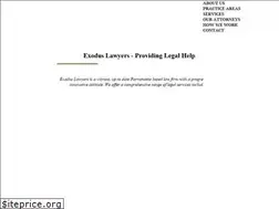 Sites similar to exoduslawyers.com.au