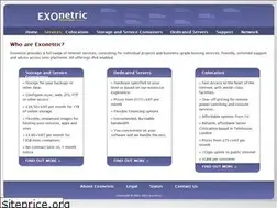 Sites similar to exonetric.com