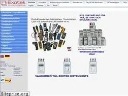Sites similar to exotek-instruments.se