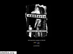 Sites similar to exoteric-zine.com