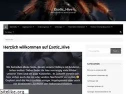 Sites similar to exotic-hive.de