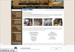 Sites similar to exoticanimalsforsale.net