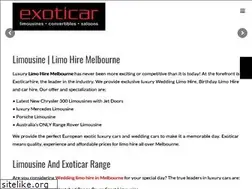 Sites similar to exoticarhire.com.au