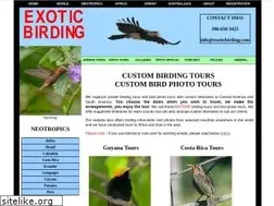Sites similar to exoticbirding.com