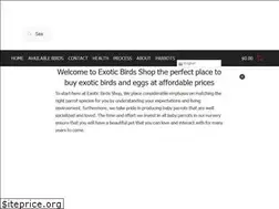 Sites similar to exoticbirdsshop.com