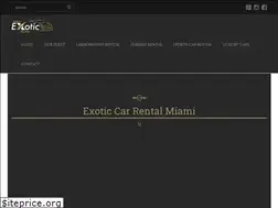 Sites similar to exoticcarsrentalmiami.com