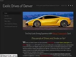 Sites similar to exoticdrivesdenver.com