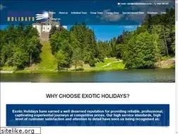 Sites similar to exoticholidays.co.nz